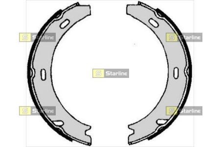 Колодки стоянкового гальма BC04730 STARLINE