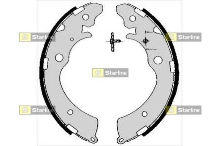 Гальмівні колодки BC05690 STARLINE