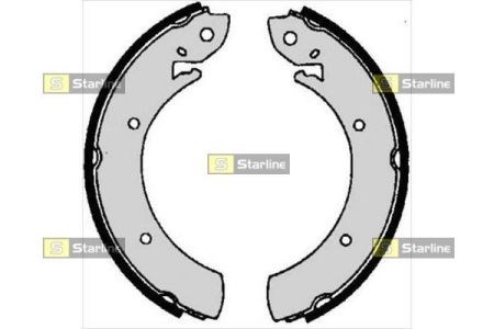 Комплект задніх колодок BC06070 STARLINE