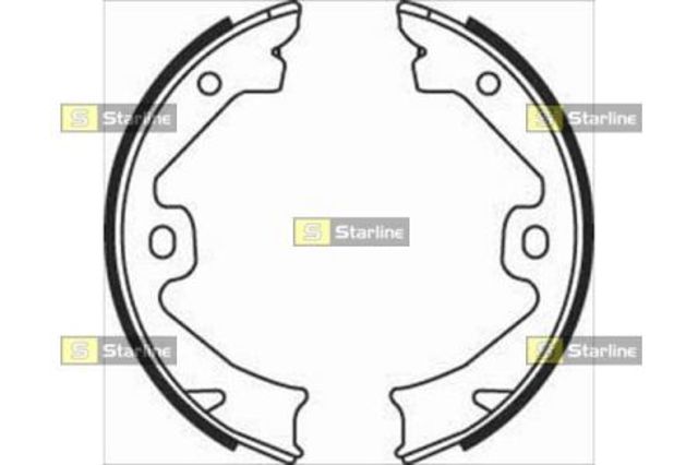 Гальмівні колодки ручника BC08140 STARLINE