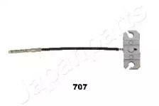 Трос стоянкового гальма передній BC707 JAPANPARTS