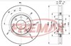 Гальмо дискове переднє Пежо 307 CC