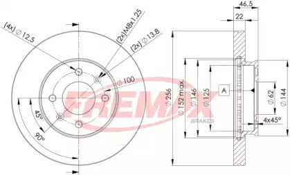 Ротор гальмівний BD5101 FREMAX