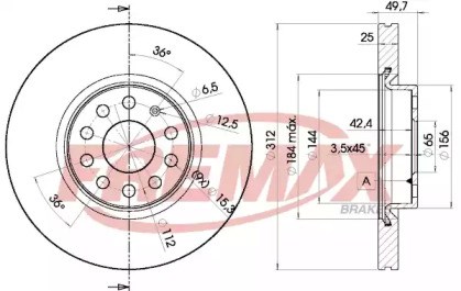 Ротор гальмівний BD5618 FREMAX