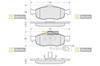 Колодки гальмівні передні, дискові BDS105 STARLINE