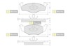 Колодки гальмівні передні, дискові BDS118 STARLINE