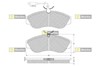 Колодки гальмівні дискові комплект BDS143 STARLINE