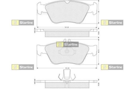 Дискові гальма BDS227 STARLINE