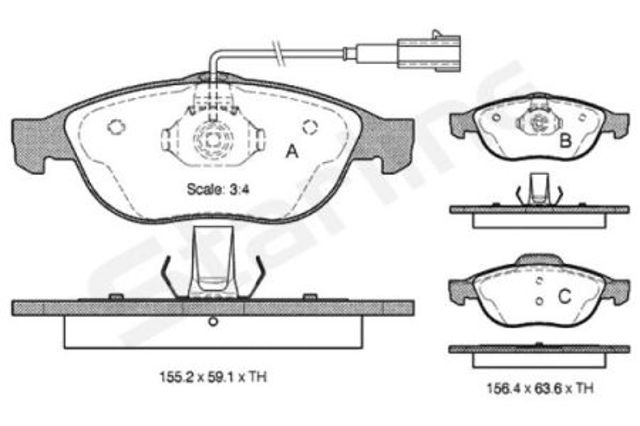 Дискові гальма BDS303 STARLINE