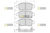 Колодки гальмівні дискові комплект BDS317 STARLINE