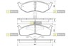 Колодки гальмівні дискові комплект BDS349 STARLINE