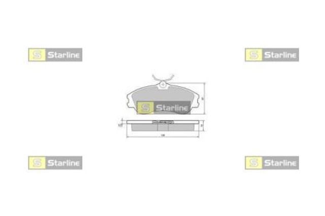 Дискові гальма BDS374 STARLINE