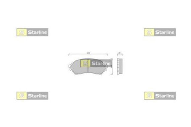 Дискові гальма BDS421 STARLINE
