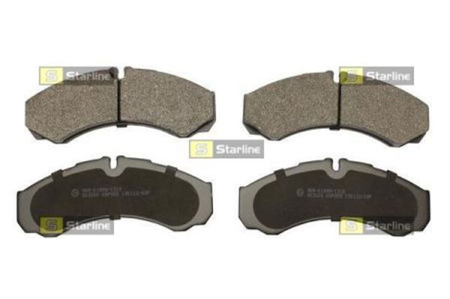 Колодки гальмівні передні, дискові BDS508 STARLINE