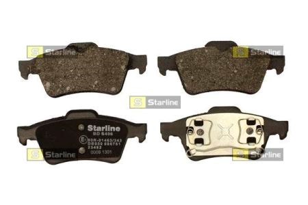 Задні колодки BDS829P STARLINE