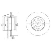 Диск переднього гальма BG2148 DELPHI