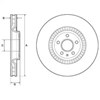 Гальмо дискове переднє BG9171C DELPHI