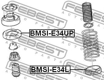 Проставка (гумове кільце) пружини задньої, нижня BMSIE34L FEBEST