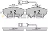 Колодки передні BP2643 BREMSI