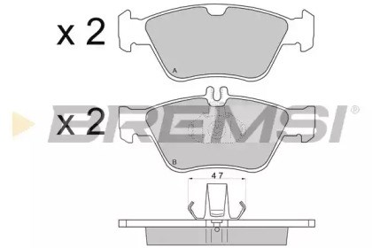 Дискові гальма BP2694 BREMSI