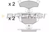 Колодки гальмівні дискові комплект BP2808 BREMSI