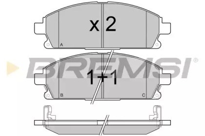 Дискові гальма BP2968 BREMSI