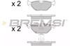 Задні колодки BP3051 BREMSI