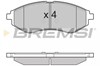 Колодки передні BP3111 BREMSI