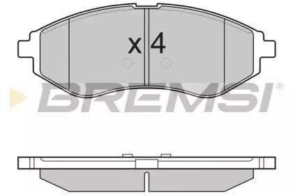 Колодки передні BP3111 BREMSI