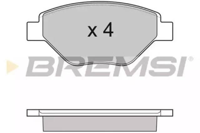 Колодки передні BP3113 BREMSI
