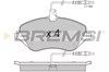 Колодки передні BP3181 BREMSI