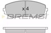 Колодки передні BP3244 BREMSI