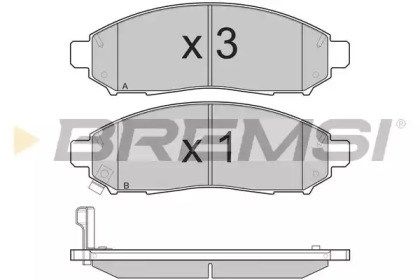 Дискові гальма BP3256 BREMSI