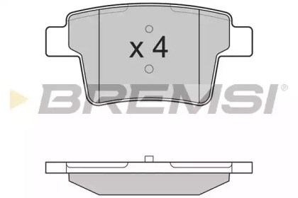 Bosch гальмівні колодки задн,mondeo 04- BP3266