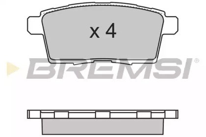 Колодки гальмівні передні cx-9 tc BP3333
