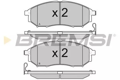 Тормозні колодки BP3350 BREMSI