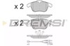 Колодки гальмівні дискові комплект BP3487 BREMSI