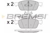 Колодки передні BP3546 BREMSI