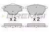 Задні колодки BP3625 BREMSI