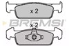 Колодки передні BP3647 BREMSI