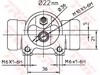 Циліндр гальмівний колісний/робітник, задній BWH392 TRW