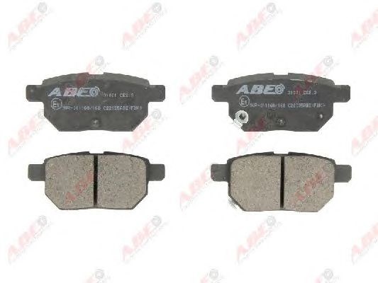 Задні колодки C22035ABE ABE