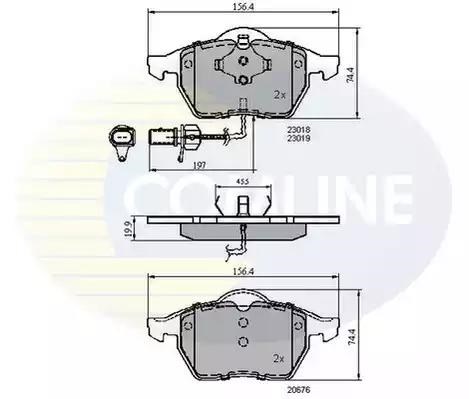 Тормозні колодки CBP11025 COMLINE