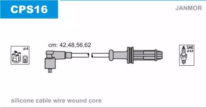 Комплект кабелів запалювання champion cls262 CPS16