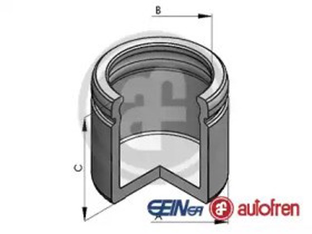 Поршень супорту гальмівного, переднього D025491 AUTOFREN