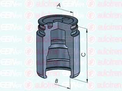 Поршень супорта гальмівного, заднього D025584 AUTOFREN