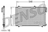 Радіатор охолодження кондиціонера DCN21002 DENSO