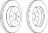 Гальмо дискове переднє DDF1542 FERODO