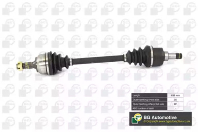 Піввісь передня ліва DS6724LA BGA
