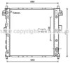 Радіатор системи охолодження двигуна SsangYong Kyron